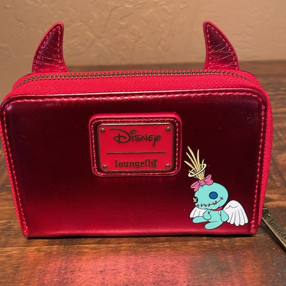 Disney Loungefly NWOT Stitch Devil Wallet - Picture 3 of 7